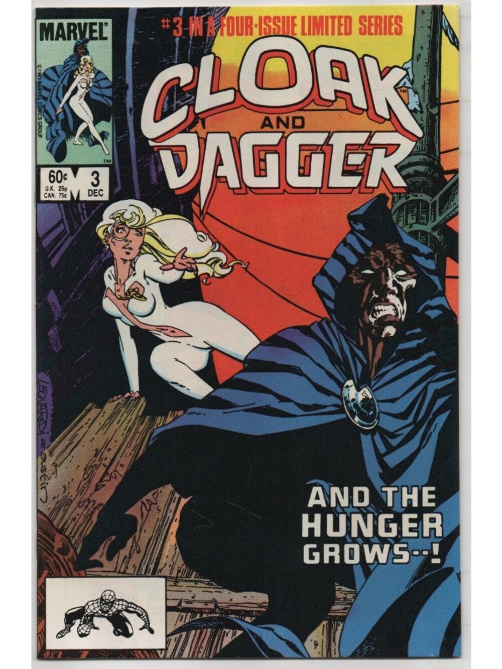 Cloak And Dagger 3 Marvel Comics 1983 VF 8.0 Limited Series